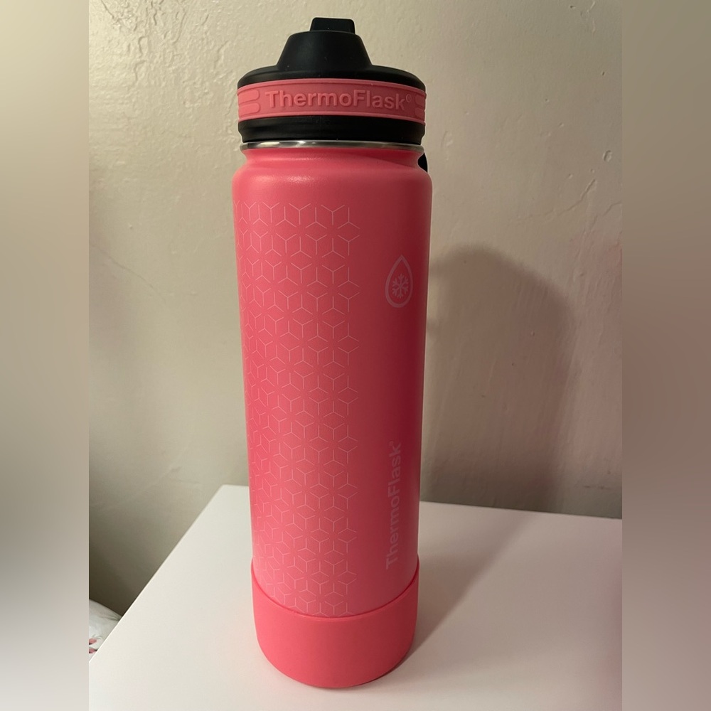 Takeya ThermoFlask Pink Stainless Steel Water Bottle (24oz)